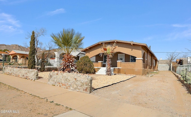 3413 Monroe Ave, El Paso, TX 79930 - manufactured / mobile home featuring stucco siding and a porch