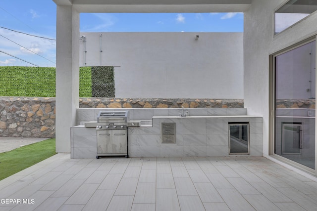 11345 Patricia Ave, El Paso, TX 79936 - view of patio with area for grilling