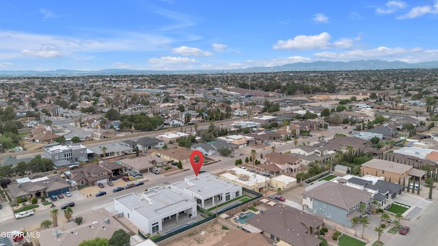 11345 Patricia Ave, El Paso, TX 79936 - aerial perspective of suburban area with a mountainous background