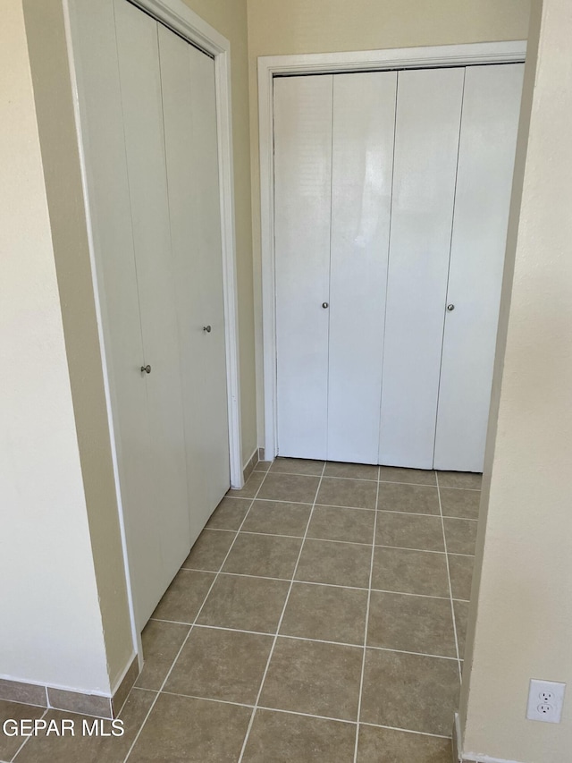 5109 Yvette Ave, El Paso, TX 79924 - hallway with tile patterned flooring