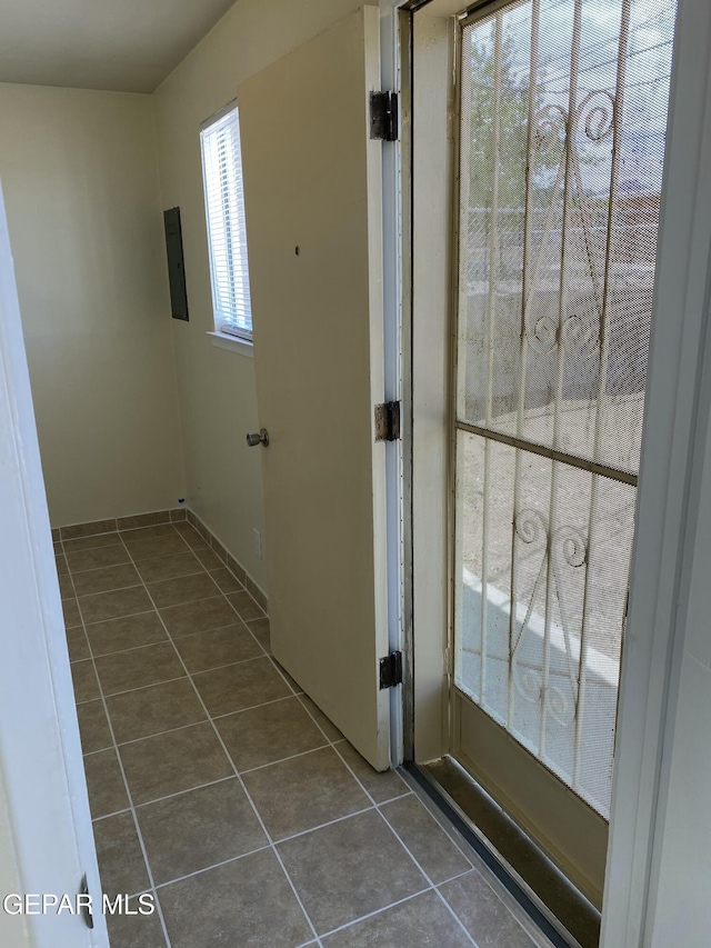 5109 Yvette Ave, El Paso, TX 79924 - bathroom featuring tile patterned flooring and electric panel
