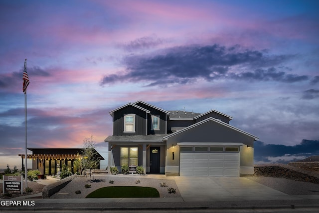 2237 Rocky Terrace Place, El Paso, TX 79911 - view of front of home featuring concrete driveway and a garage