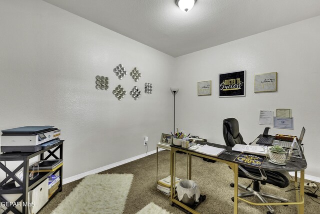 14369 George Campbell Ct, El Paso, TX 79938 - home office featuring baseboards and carpet floors