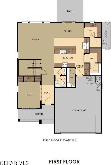 2241 Rocky Terrace Place, El Paso, TX 79911 - view of home floor plan