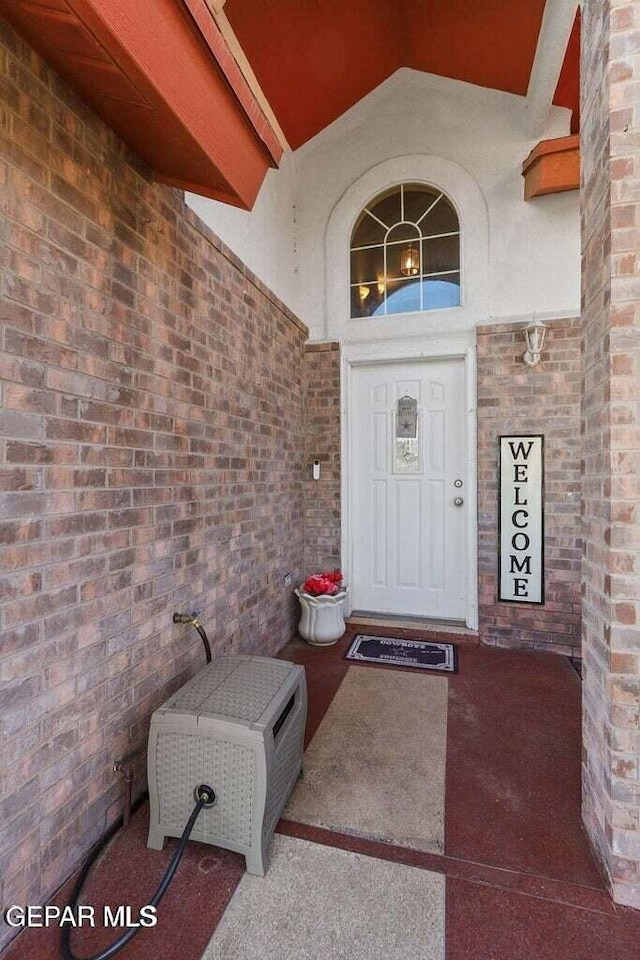 12232 Tierra Rosa Way, El Paso, TX 79938 - view of exterior entry with stucco siding