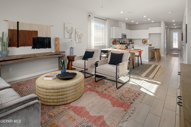 13973 Summer Hail Ave, El Paso, TX 79928 - living room with recessed lighting