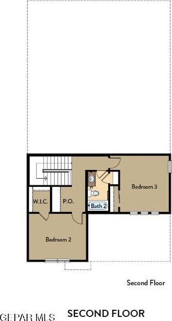 13973 Summer Hail Ave, El Paso, TX 79928 - view of home floor plan