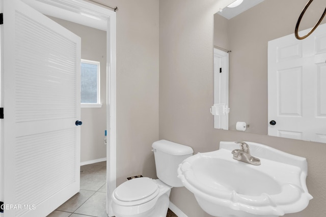 10925 Ray Mena Ln, El Paso, TX 79934 - bathroom with toilet and tile patterned flooring