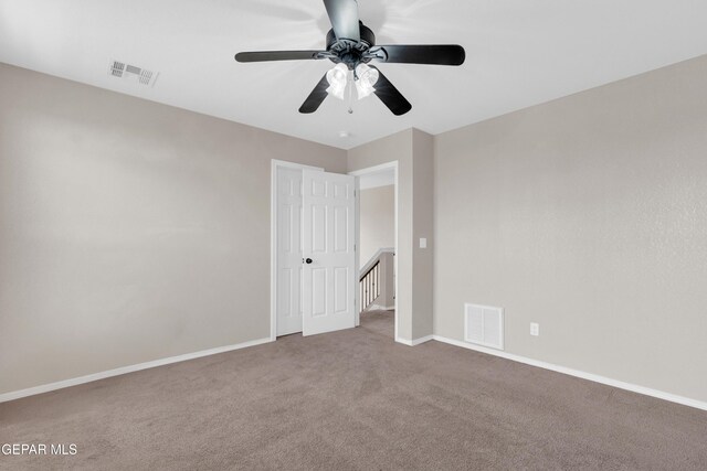 10925 Ray Mena Ln, El Paso, TX 79934 - unfurnished bedroom with carpet and a ceiling fan