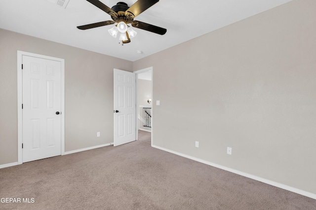 10925 Ray Mena Ln, El Paso, TX 79934 - unfurnished bedroom with carpet and ceiling fan