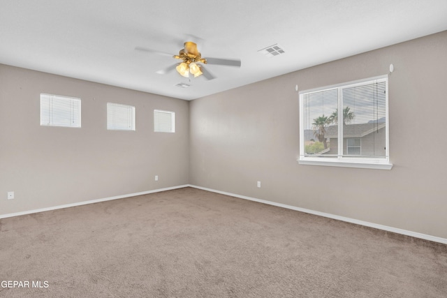 10925 Ray Mena Ln, El Paso, TX 79934 - carpeted empty room with ceiling fan and baseboards