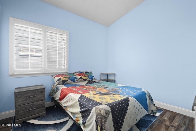 13788 Paseo Verde Dr, El Paso, TX 79928 - bedroom featuring wood finished floors and vaulted ceiling
