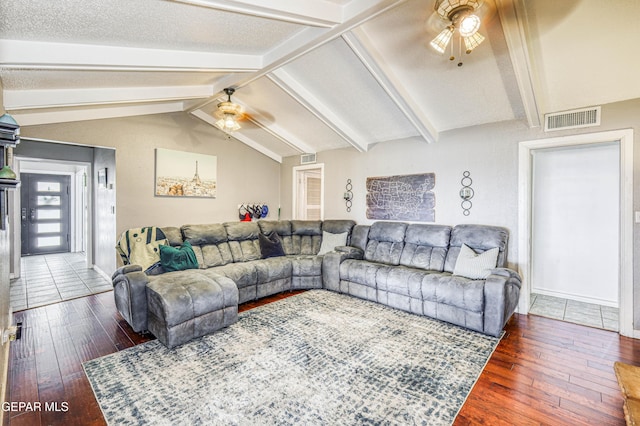 10705 Vista Alegre Dr, El Paso, TX 79935 - living area with a ceiling fan and wood-type flooring