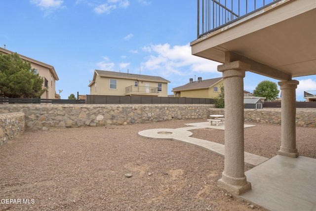 3340 Tierra Yvette Ln, El Paso, TX 79938 - fenced backyard with a patio