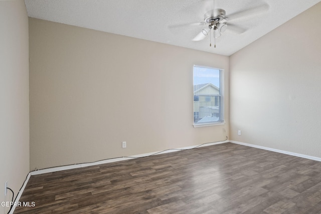 3340 Tierra Yvette Ln, El Paso, TX 79938 - empty room featuring ceiling fan and dark wood finished floors