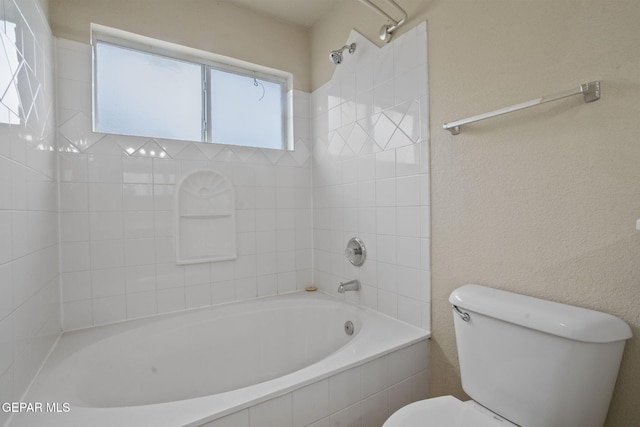 3340 Tierra Yvette Ln, El Paso, TX 79938 - bathroom with toilet and bathtub / shower combination