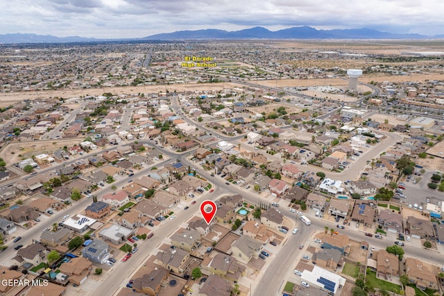 3340 Tierra Yvette Ln, El Paso, TX 79938 - aerial overview of property's location featuring nearby suburban area