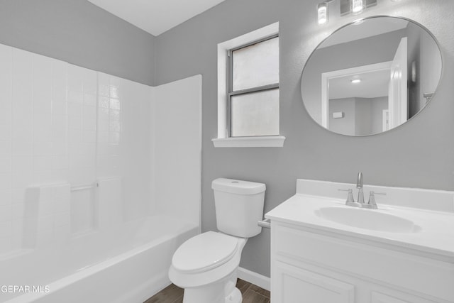 6913 Jericho Tree Dr, El Paso, TX 79934 - bathroom featuring vanity, wood finished floors, and bathing tub / shower combination