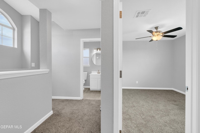 6913 Jericho Tree Dr, El Paso, TX 79934 - corridor with carpet flooring and baseboards
