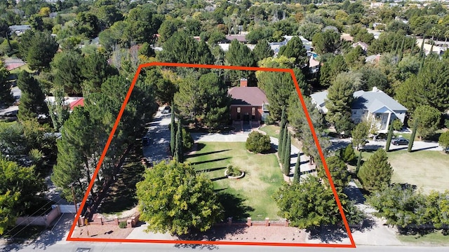 5315 Montoya Dr, El Paso, TX 79932 - aerial view of property's location featuring property boundaries highlighted