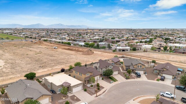 2937 Pino Triste Dr, El Paso, TX 79938 - aerial perspective of suburban area with mountains