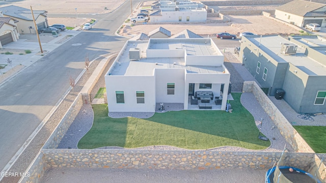 13820 Paseo De Loma Ct, Horizon City, TX 79928 - aerial perspective of suburban area