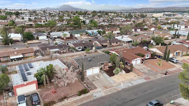 7308 Cerro Negro Dr, El Paso, TX 79912 - aerial view of property's location featuring nearby suburban area and a mountain backdrop