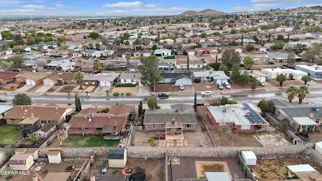 7308 Cerro Negro Dr, El Paso, TX 79912 - aerial perspective of suburban area featuring a mountainous background