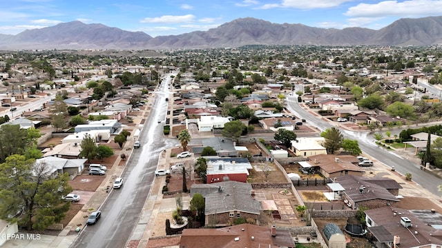 7308 Cerro Negro Dr, El Paso, TX 79912 - aerial perspective of suburban area with a mountainous background