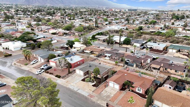 7308 Cerro Negro Dr, El Paso, TX 79912 - aerial perspective of suburban area featuring a mountainous background