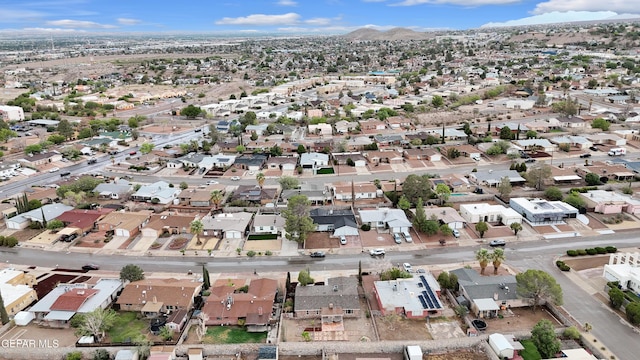 7308 Cerro Negro Dr, El Paso, TX 79912 - aerial view of property's location with nearby suburban area and a mountainous background