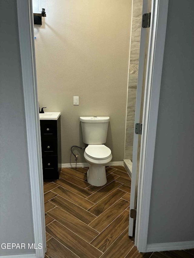 5789 Mountain Sun Dr, El Paso, TX 79938 - bathroom with vanity and toilet