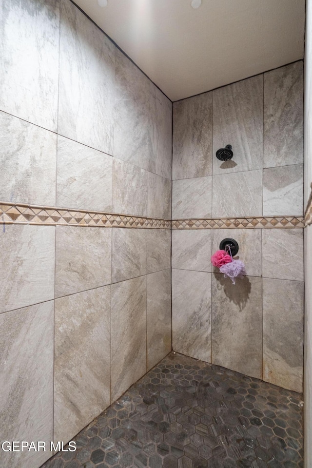 10728 Regina Dr, Socorro, TX 79927 - full bathroom featuring tiled shower
