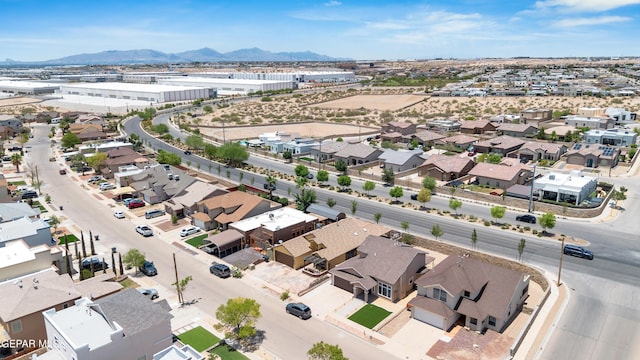 12249 Holy Springs Ct, El Paso, TX 79928 - aerial view of residential area with a mountain backdrop