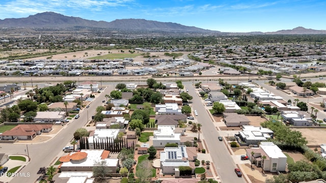 787 Maxey Marie Dr, El Paso, TX 79932 - aerial perspective of suburban area featuring mountains