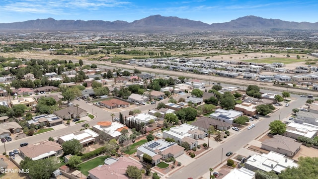 787 Maxey Marie Dr, El Paso, TX 79932 - aerial perspective of suburban area with a mountain backdrop
