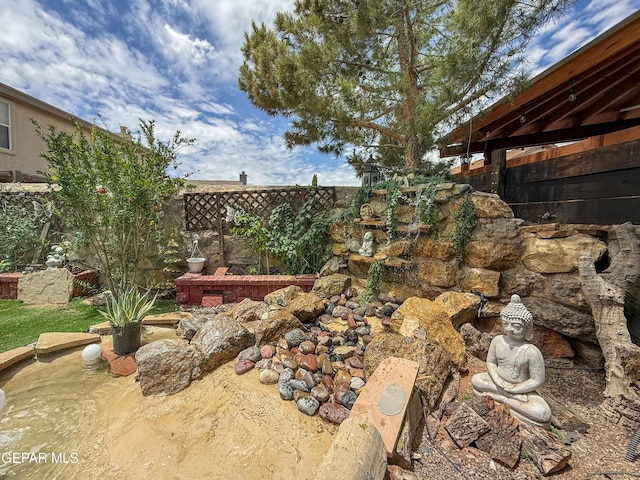 14177 Spanish Point Dr, El Paso, TX 79938 - view of fenced backyard