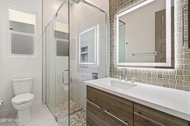 7349 Cimarron Rim Dr, El Paso, TX 79911 - bathroom featuring vanity and a shower stall