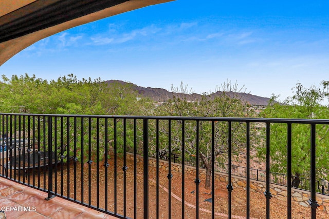 6528 Calle Placido Dr, El Paso, TX 79912 - balcony with a mountain view