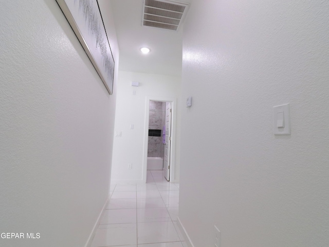 480 Deserts Dr, Socorro, TX 79927 - hall featuring light tile patterned flooring and recessed lighting
