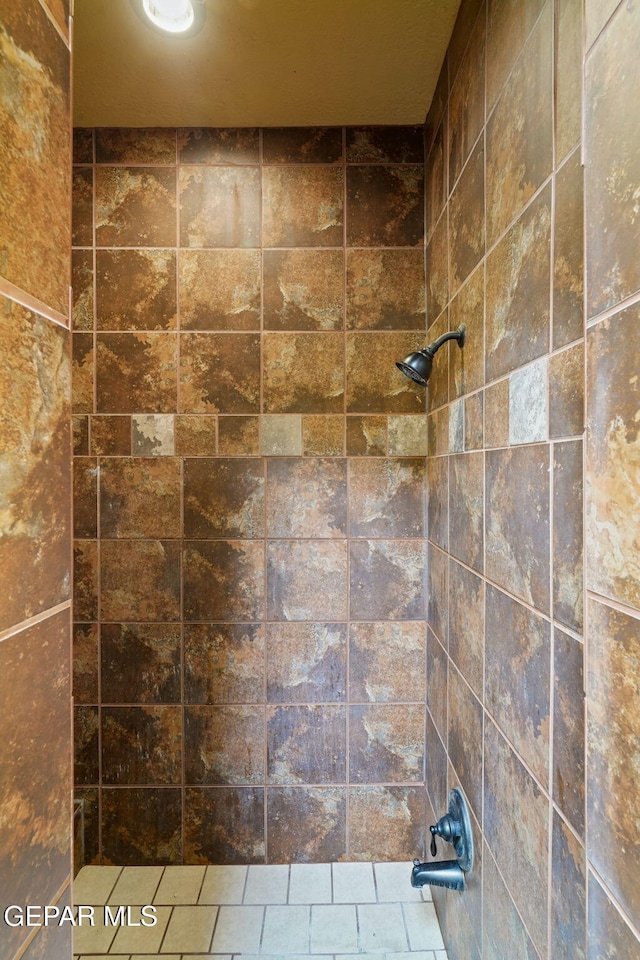 11852 Pete Rose Dr, El Paso, TX 79936 - bathroom view of a tile shower
