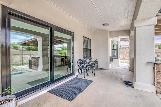 5705 Valley Lilac Ln, El Paso, TX 79932 - view of patio