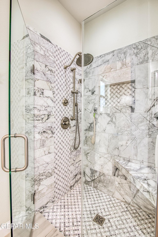 5705 Valley Lilac Ln, El Paso, TX 79932 - bathroom with a shower stall