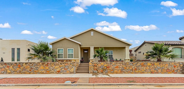 14753 Charles Foster Ave, El Paso, TX 79938 - view of front of property with a porch