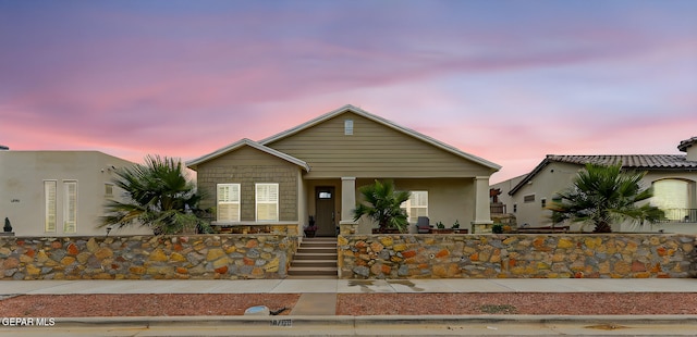 14753 Charles Foster Ave, El Paso, TX 79938 - view of front of house featuring covered porch