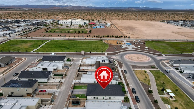 14753 Charles Foster Ave, El Paso, TX 79938 - view of property location featuring a mountainous background and nearby suburban area