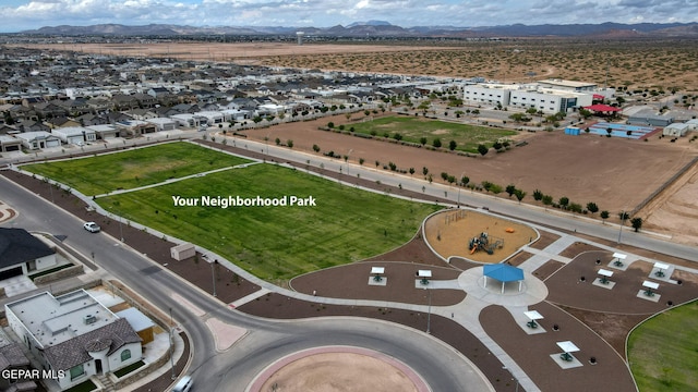 14753 Charles Foster Ave, El Paso, TX 79938 - drone / aerial view of a mountainous background