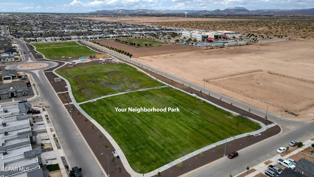 14753 Charles Foster Ave, El Paso, TX 79938 - aerial view of property's location with mountains