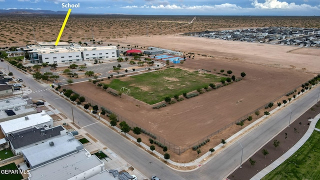 14753 Charles Foster Ave, El Paso, TX 79938 - bird's eye view of a desert landscape