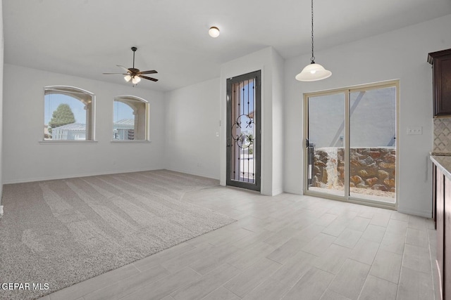 257 Farnborough St, El Paso, TX 79928 - spare room with ceiling fan and light wood-type flooring